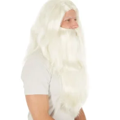 tectake® Perücke Weihnachtsmann