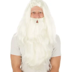 tectake® Perücke Weihnachtsmann