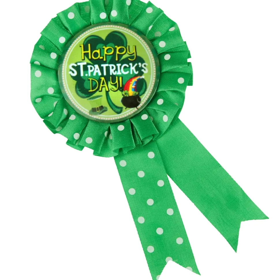 tectake® St. Patrick’s Day Brosche mit Schriftzug