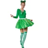 tectake® St. Patrick’s Day Kniestrümpfe mit Streifen