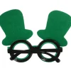 tectake® St. Patrick’s Day Spaßbrille mit Zylindern