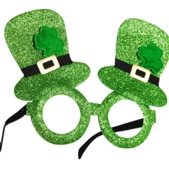 tectake® St. Patrick’s Day Spaßbrille mit Zylindern
