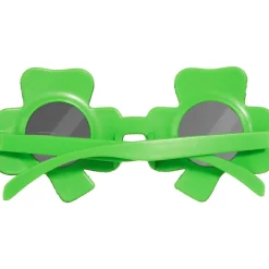 tectake® St. Patrick’s Day Spaßbrille Kleeblätter mit getönten Gläsern