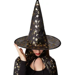 tectake® Unisex Erwachsene Set Hut und Umhang Halloween