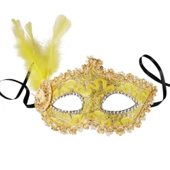 tectake® Venezianische Maske mit seitlicher Feder