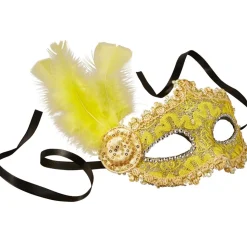 tectake® Venezianische Maske mit seitlicher Feder