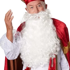 tectake® Weihnachtsmann Perücke und Bart