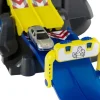 Theo Klein Michelin Service Parkhaus mit 4 Ebenen - mit Wippe, Sprungschanze und Rundenzähler, doppelte Abfahrtsrampen für Rennen, Aufzug und 2 Autos - Geeignet für Kinder ab 3 Jahren