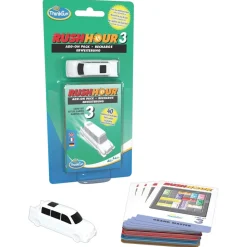ThinkFun 76452 - Spiele-Erweiterung - Rush Hour 3 Add-on pack Erweiterung 40 neue Aufgaben