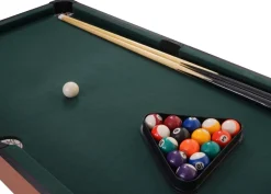 Tischkicker MCW-M33, Tischfußball Billard Hockey 7in1 Multiplayer Spieletisch, MDF 80x123x101cm