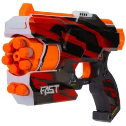 Toi-Toys 32087A Foam Strike Fast M Spielzeugpistole Blaster ab 6 Jahren mit Schaumstoffpfeilen