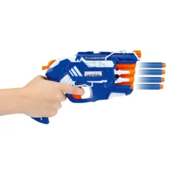 Toi-Toys 32548A - FOAM STRIKEX - Pistole 4 Schuss mit 5 Schaumstoffpfeilen Spielzeugpistole