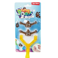 Toi-Toys 35726A - FUNNY POO Schleuder - Lächelnder Poop Kothaufen lustig Prank Spaß
