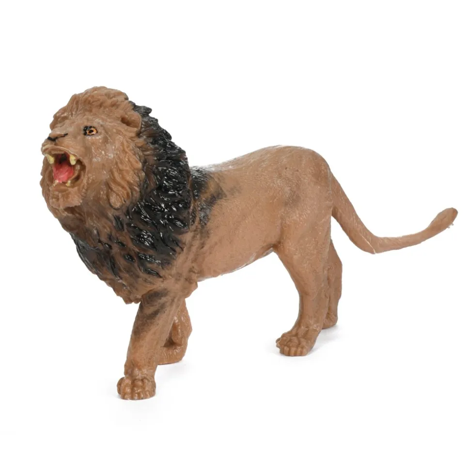 Toi-Toys - Animal World Tierfiguren - 6 Wilde Tiere (Tiger, Löwe, Nilpferd, Elefant, Giraffe, Gorilla)