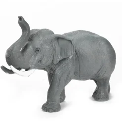 Toi-Toys - Animal World Tierfiguren - 6 Wilde Tiere (Tiger, Löwe, Nilpferd, Elefant, Giraffe, Gorilla)