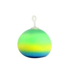 Toi-Toys Anti-Stress Ball Pufferball Squeeze Regenbogenfarben bunt Kinder Erwachsene Stressabbau grün