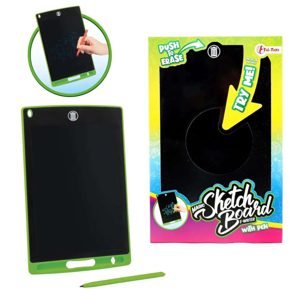 Toi-Toys - Elektronisches Zeichenbrett - Tablet mit Stift zeichnen schreiben malen Zeichnung