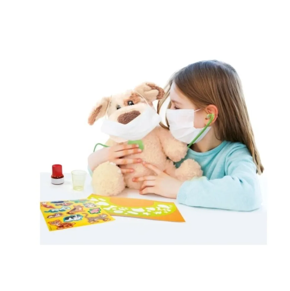 Toi-Toys KIDSCOVERY Experiment Tierarzt-Set XL Kinder Spielzeug Zubehör Rollenspiel