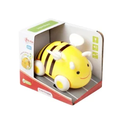 Toi-Toys - LITTLE STARS Baby Insektenauto – Friktion, Licht & Sound, 6+ Monate Biene