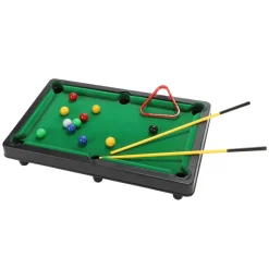 Toi-Toys - Mini Billardtisch Snooker Spiel mit Queues und Bällen Gesellschaftsspiel Game Table