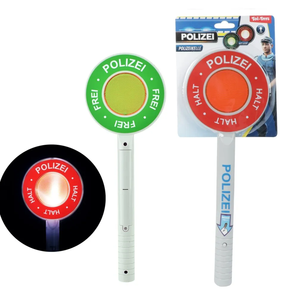 Toi-Toys - Polizeikelle (mit Licht) Kostümzubehör Kinderspielzeug Karneval