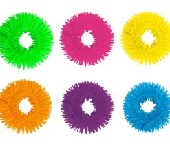 Toi-Toys - PUFFERZ Pufferarmband (13cm) weich elastisch Armband Stressball blau