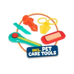 Toi-Toys SCULPTIDOUGH Knetset Tierarzt-Hund Kinder Knete Spielzeug 13-teiliges Zubehör
