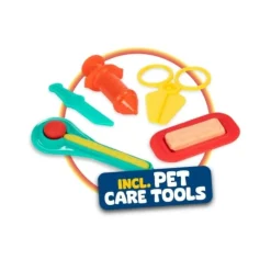 Toi-Toys SCULPTIDOUGH Knetset Tierarzt-Hund Kinder Knete Spielzeug 13-teiliges Zubehör