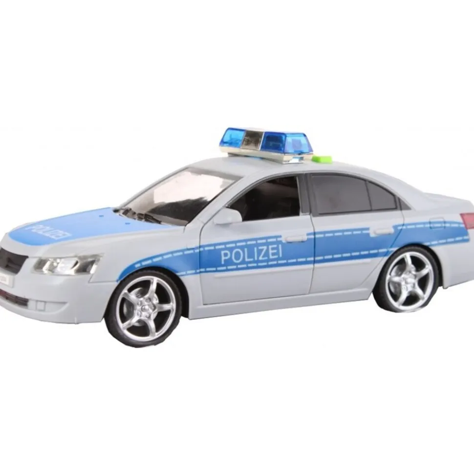 Toi-Toys VEHICOOL Super Polizeiauto mit Licht, Sound & Friktionsmotor – Spielzeugauto Kinder