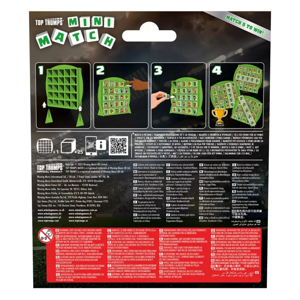Top Trumps Match Mini - World Football Stars Reisespiel Fußball Weltfußballstars