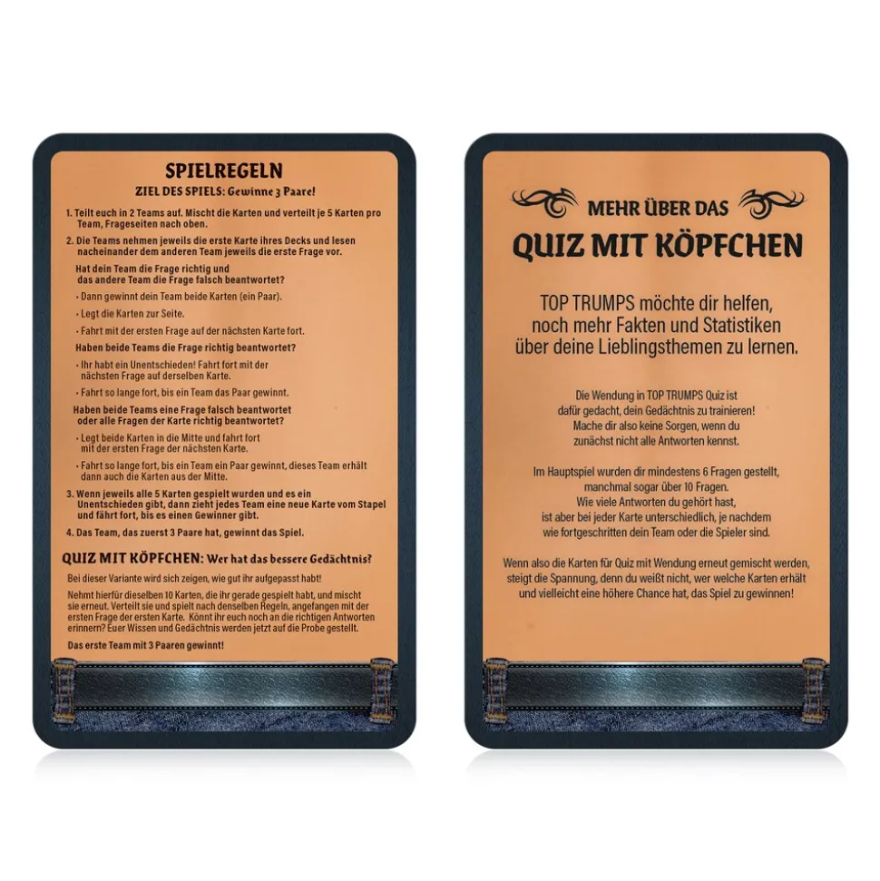 Top Trumps Quiz - 2000er Quizspiel Wissensspiel
