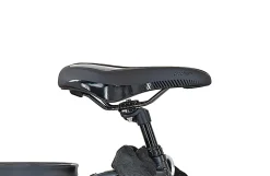 Touren-City-Sattel, mit Memory Foam Technologie, mit Fixierungsskala, Farbe: schwarz