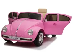 TPFLiving Elektro-Kinderauto Volkswagen Beetle Pink