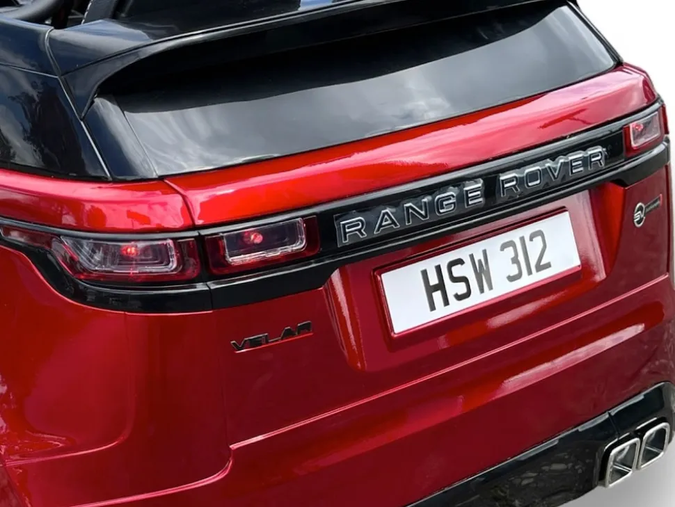 TPFLiving Elektro-Kinderauto Range Rover Velar Rot