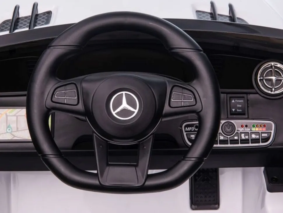 TPFLiving Elektro-Kinderauto Mercedes SL 65 AMG weiß
