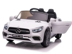 TPFLiving Elektro-Kinderauto Mercedes SL 65 AMG weiß