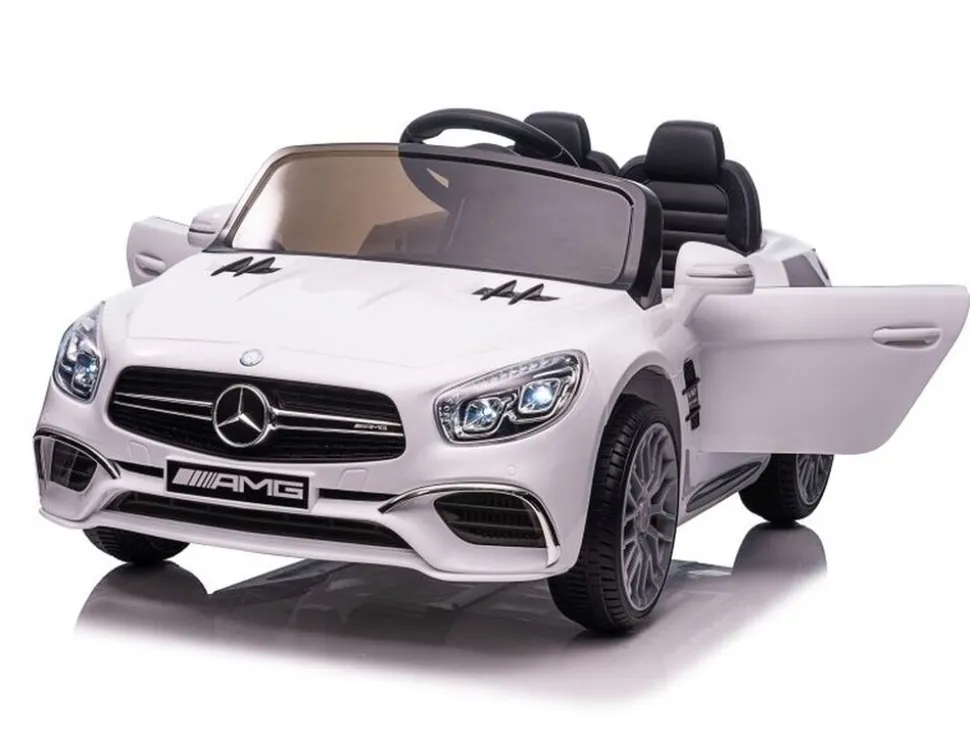 TPFLiving Elektro-Kinderauto Mercedes SL 65 AMG weiß