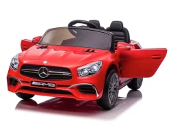 TPFLiving Elektro-Kinderauto Mercedes SL 65 AMG weiß