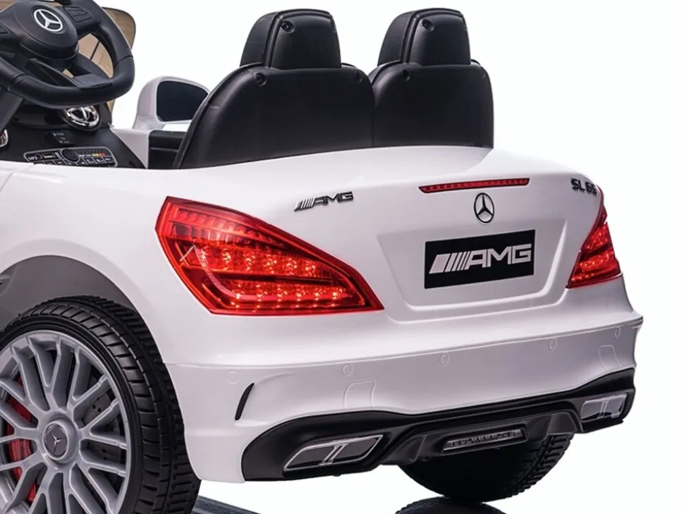TPFLiving Elektro-Kinderauto Mercedes SL 65 AMG weiß