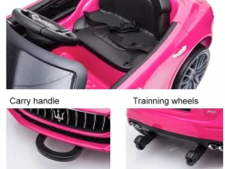 TPFLiving Elektro-Kinderauto Maserati Ghibli weiß