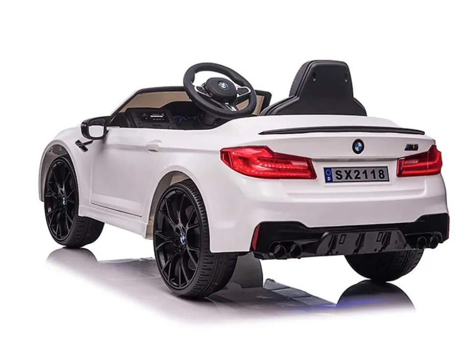 TPFLiving Elektro-Kinderauto BMW M5 silber