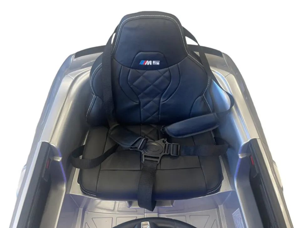 TPFLiving Elektro-Kinderauto BMW M5 silber