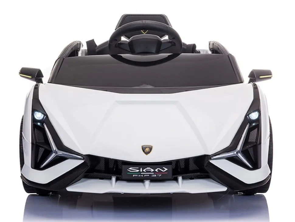 TPFLivingElektro-Kinderauto Lamborghini Sian weiß