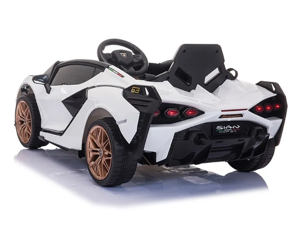TPFLivingElektro-Kinderauto Lamborghini Sian weiß