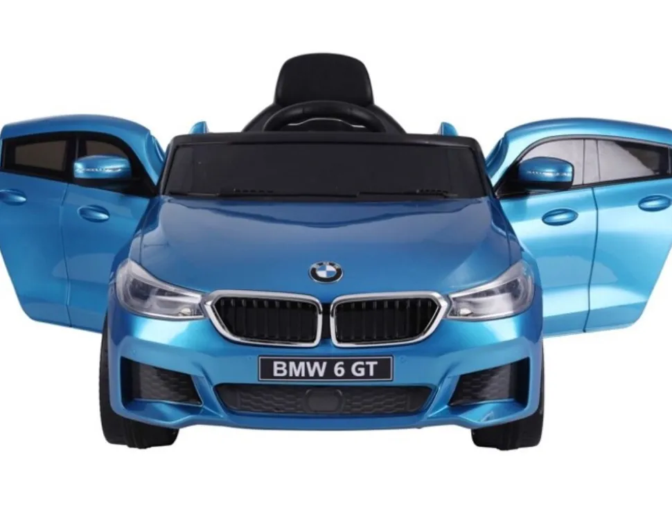 TPFLiving Elektro-Kinderauto BMW 6 GT Blau