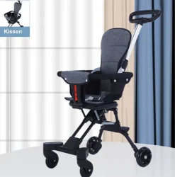 TPFLiving Klappkinderwagen aus Aluminium mit Sitzpolster