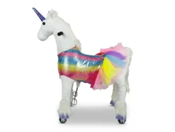 TPFLiving Reittier Einhorn Rainbow Größe S