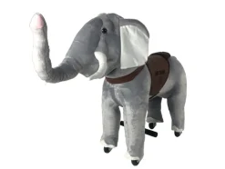 TPFLiving Reittier Elefant Dumbo grau Größe S