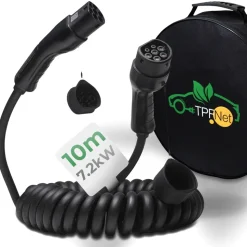 TPFNet Typ 2 Spiral-Ladekabel 7.2kW, 32A, 1-Phasig, 10m