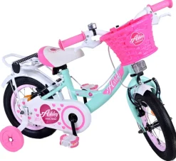 TPFSports Ashley Kinderfahrrad - Mädchen - 12 Zoll - Rücktritt + Handbremse - Grün